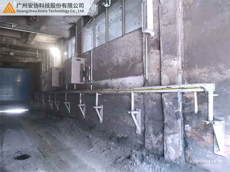 矿场隧道车身位置测量光幕应用