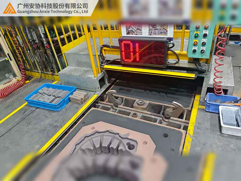 铸造流水线安全光幕防护系统