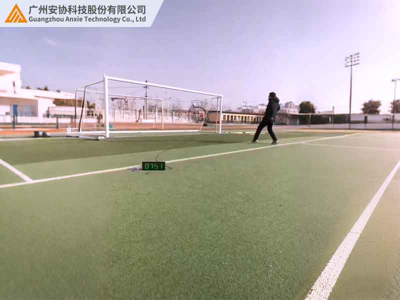 测量光幕的快扫程序测试足球射门