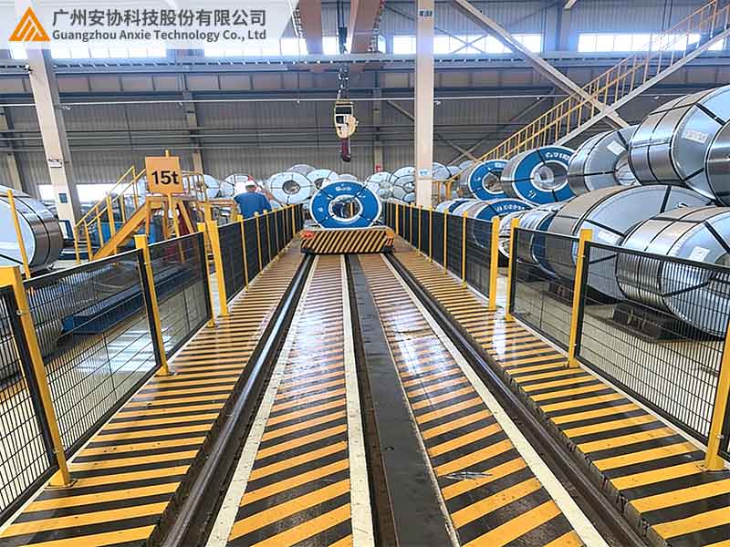 钢卷轨道运输中安全光幕的核心防护作用