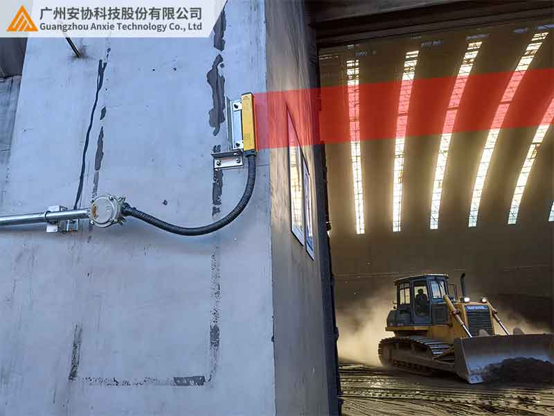 煤矿区特殊车辆检测的安全光栅防护解决方案