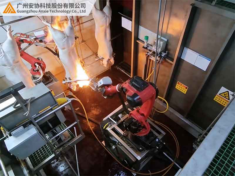 单边光栅对屠宰场高温车间检测精准防护