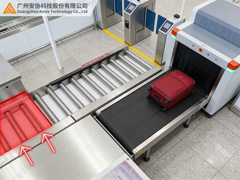 机场入口单边漫反射光栅高效识别行李