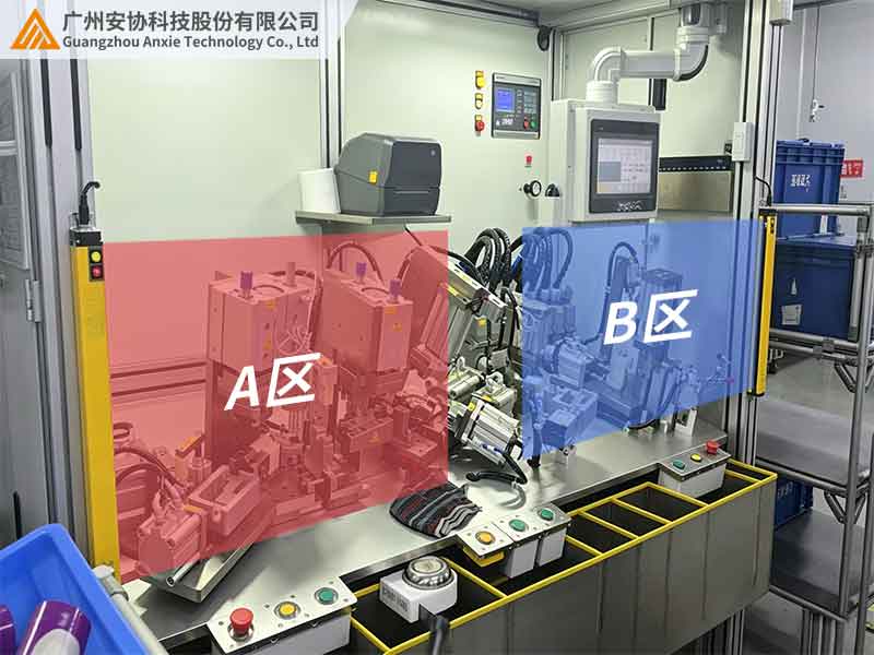 单边光栅独立控制各个检测区域实现精准安全防护