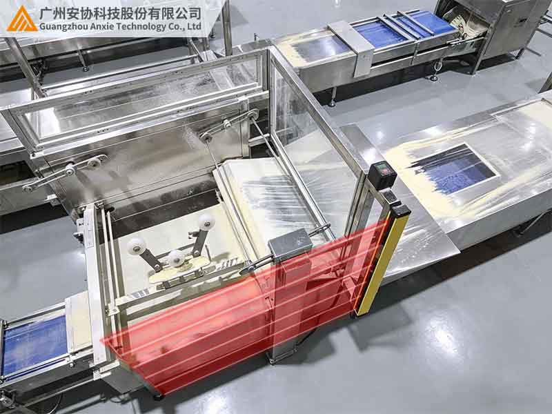 全自动面条机单边光栅安装便捷防护稳定