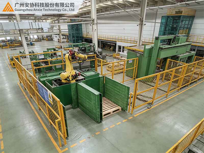 安全光幕适配机械臂防护栏提升防护安全性