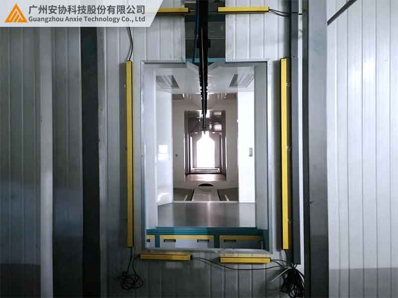 测量光幕精准测量喷涂门板尺寸轮廓数据