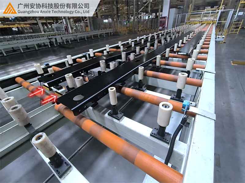 单边光栅实现钢材开孔精准检测识别