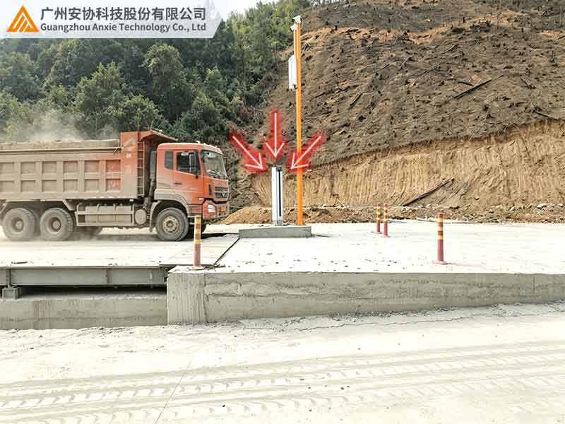 地磅渣土车检测项目配套工业单边光栅