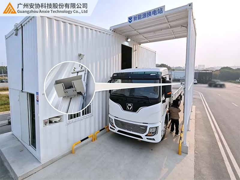 港口重卡换电站雷达识别多车型车辆轮廓.jpg