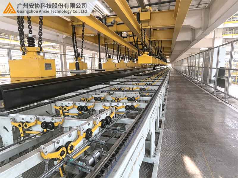 单边光栅可对接重型长型材冲孔设备启停信号吗